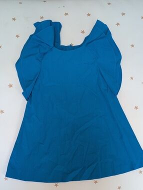 Jacadi Teal Ruffle-Sleeve Tunic Top